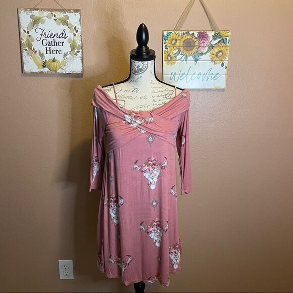 Entro pink southern dress - Picture 1 of 7